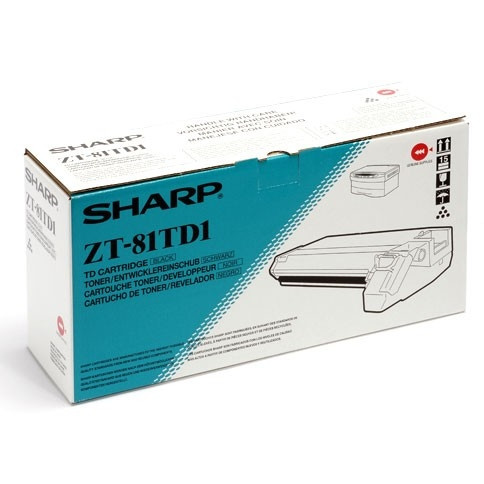 Sharp ZT-81TD1 toner zwart (origineel) ZT-81TD1 082060 - 1