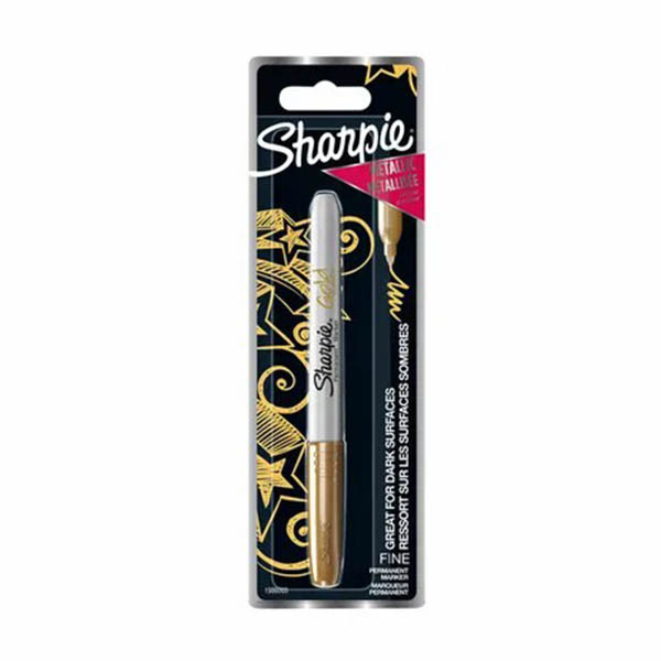 Sharpie permanent marker metallic gold 424492 - 1