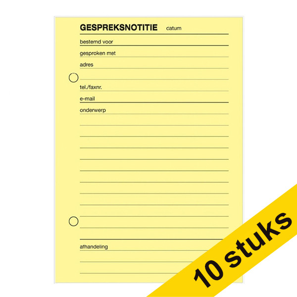 Aanbieding: 10x Sigel Expres gespreksnotitie (100 vel) 208481 - 1
