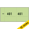 Aanbieding: 10x Sigel Expres nummerblok 1-1000 groen (10 blokjes à 100 vel) 208488 - 1