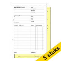 Aanbieding: 5x Sigel Expres bestelformulier zelfkopiërend met copystop (50 vel)