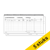 Aanbieding: 5x Sigel Expres kilometerregistratie zelfkopiërend met copystop (40 vel)