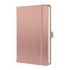 Sigel Conceptum notitieboek A5 gelinieerd 80 grams 97 vel metallic roze