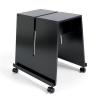 Sigel Meet Up mobiele stand 520 x 460 x 560 mm zwart 208910 - 1