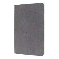 Sigel Re-Up notitieboek A5 gelinieerd 100 gram 50 vel donker grijs SI-RU105 221433