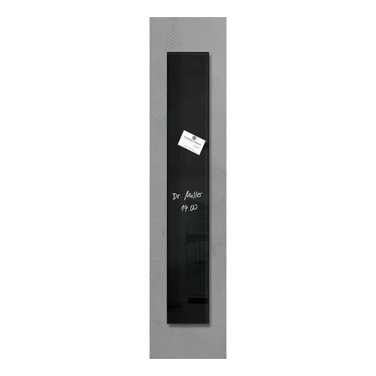 Sigel magnetisch glasbord 12 x 78 cm zwart SI-GL100 208785 - 1