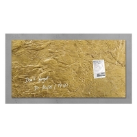 Sigel magnetisch glasbord 91 x 46 cm goud SI-GL266 208835