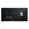 Sigel magnetisch glasbord 91 x 46 cm leisteen LED light SI-GL407 208859