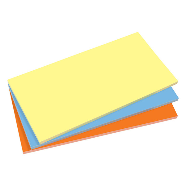 Sigel static notes assorti kleur 10 x 20 cm 3 sets (3 x 100 vel) SI-MU134 221420 - 1