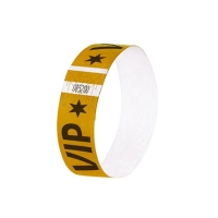 Sigel super soft evenementenbandjes VIP goud (120 stuks) SI-EB217 208686