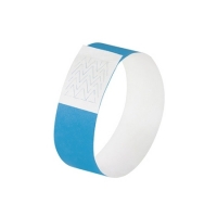 Sigel super soft evenementenbandjes neon blauw (120 stuks) SI-EB211 208681