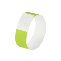 Sigel super soft evenementenbandjes neongroen (120 stuks) SI-EB212 208683