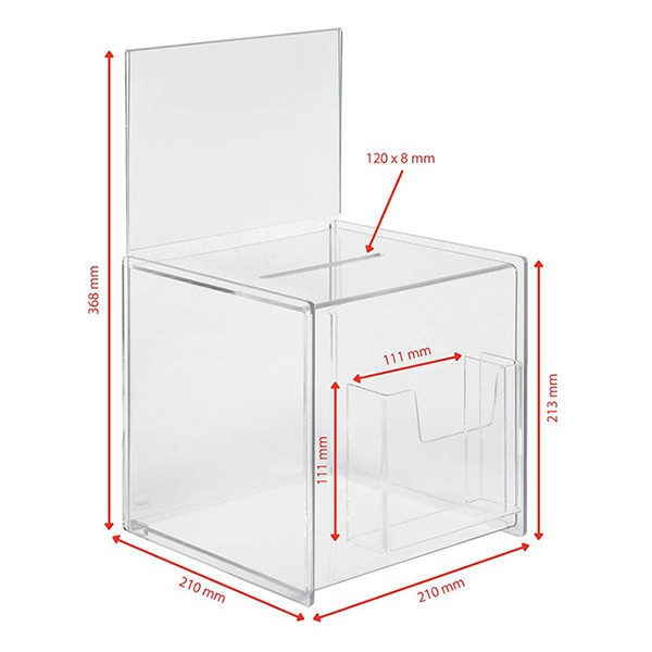 Sigel transparante actiebak met A5 display SI-VA152 208617 - 2