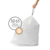 Simplehuman code Q vuilniszakken met trekband 50-65 liter (20 stuks) SSI00040 - 1