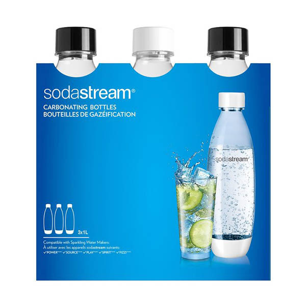 SodaStream PET Fuse flessen universeel 1 liter (3 stuks) 423763 - 1