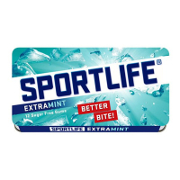 Sportlife Extramint licht blauw gum blister (24 stuks) 275251 423722