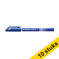 Aanbieding: 10x Stabilo SENSOR fineliner blauw