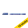 Aanbieding: 10x Stabilo SENSOR fineliner blauw 206123 - 1