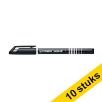 Aanbieding: 10x Stabilo SENSOR fineliner zwart