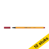 Aanbieding: 10x Stabilo fineliner point 88 karmijnrood 200215 - 1