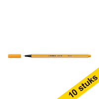 Aanbieding: 10x Stabilo fineliner point 88 oranje