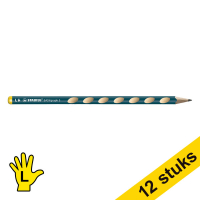 Aanbieding: 12x Stabilo Easy Graph potlood 2,2 mm (HB) linkshandig