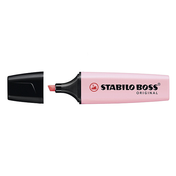 Stabilo BOSS markeerstift pastelroze 70-129 200076 - 1