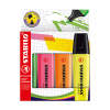 Stabilo BOSS markeerstiften assorti (groen, roze, oranje, geel)