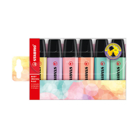 Stabilo BOSS markeerstiften pastel assorti (6 kleuren) 206130