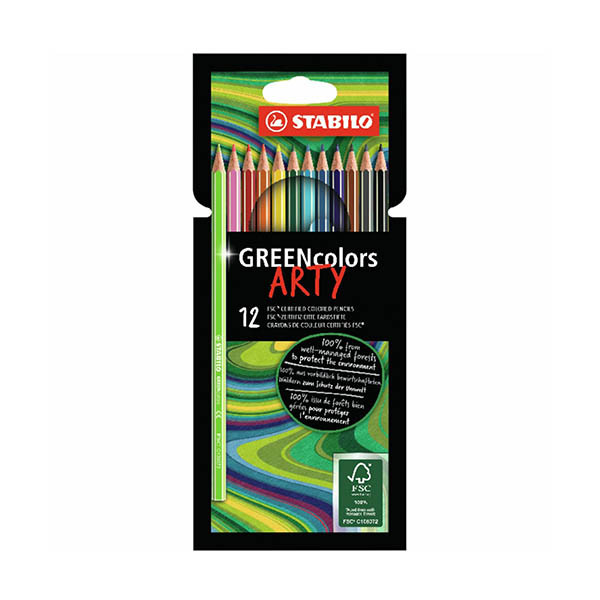 Stabilo Greencolors ARTY kleurpotloden (12 stuks) 206288 - 1