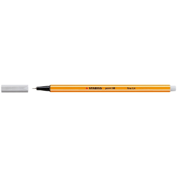 Stabilo Point 88 fineliner lichtgrijs 200064 - 1