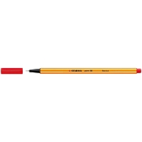 Stabilo Point 88 fineliner rood 200020