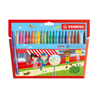 Stabilo Power viltstiften (24 stuks)