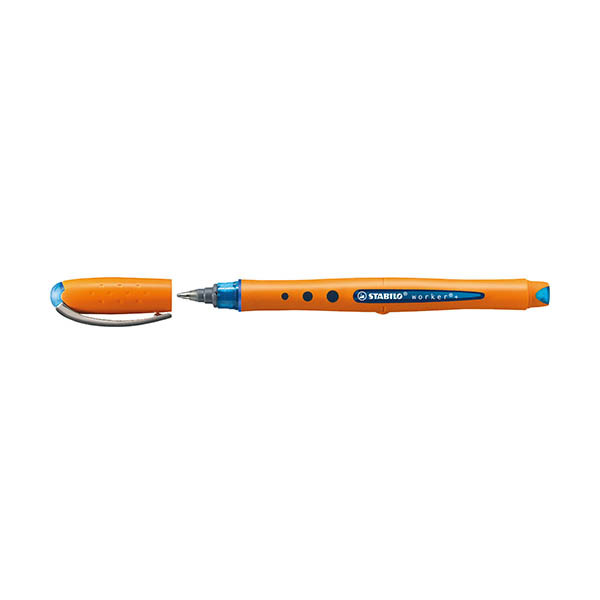 Stabilo Worker+ rollerpen blauw (0,5 mm) 200135 - 1