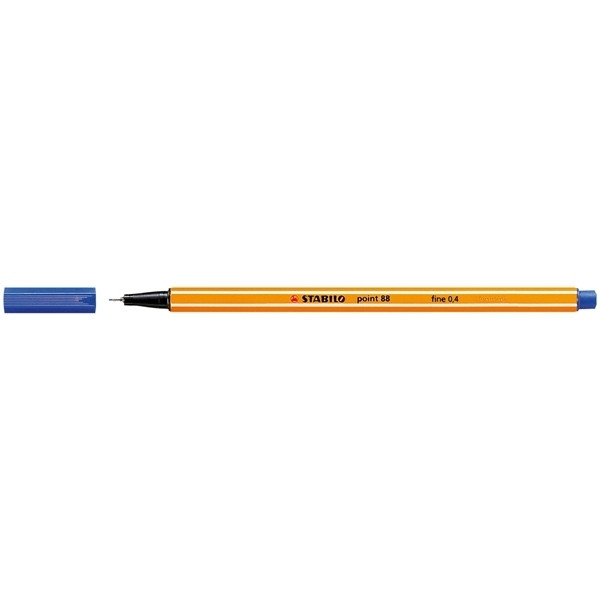 Stabilo fineliner point 88 blauw 88/41 200058 - 1