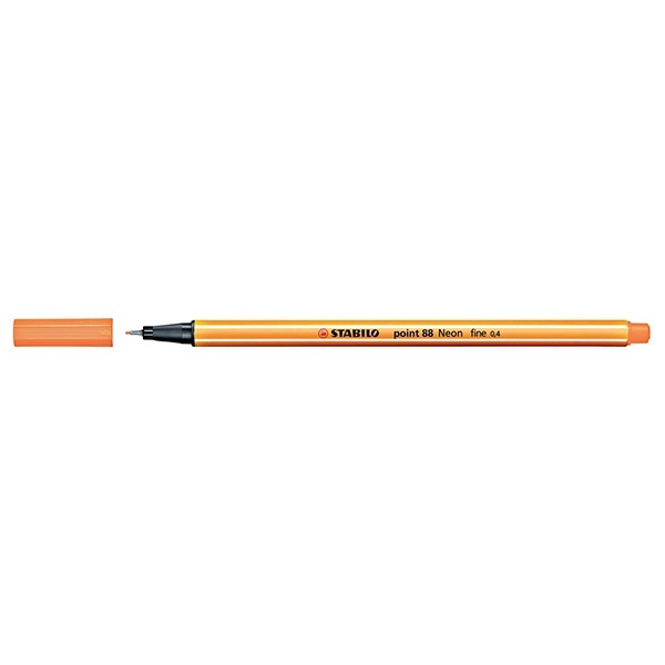 Stabilo fineliner point 88 fluo-oranje 88/054 200070 - 1