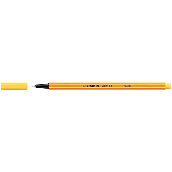 Stabilo fineliner point 88 geel 88/44 200022 - 1