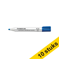 Aanbieding: 10x Staedtler Lumocolor 351 whiteboard marker blauw (2 mm rond) 209732