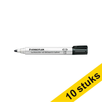 Aanbieding: 10x Staedtler Lumocolor 351 whiteboard marker zwart (2 mm rond) 209731