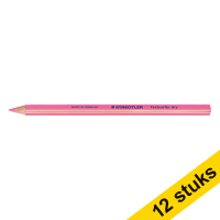Aanbieding: 12x Staedtler Textsurfer dry droge driekantige tekstmarker roze 209599