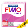 Aanbieding: 3x Fimo klei soft 57g framboos | 22 424681 - 1