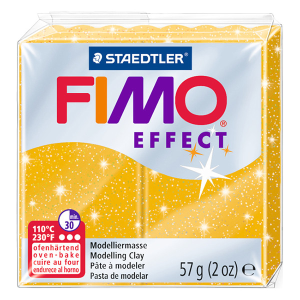 Staedtler Fimo klei effect 57g glitter goud | 112 8020-112 424548 - 1