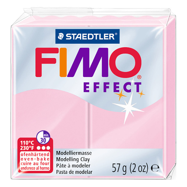 Staedtler Fimo klei effect 57g pastelrosé | 205 8020-205 424608 - 1