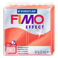 Staedtler Fimo klei effect 57g transparant rood | 204 8020-204 424606