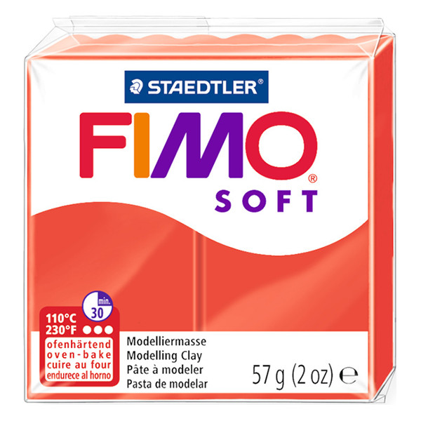 Staedtler Fimo klei soft 57g Indisch rood | 24 8020-24 424600 - 1