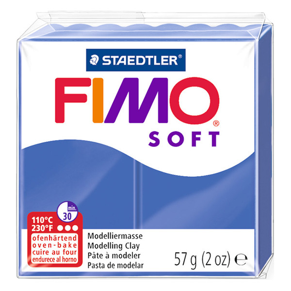 Staedtler Fimo klei soft 57g briljantblauw | 33 8020-33 424500 - 1