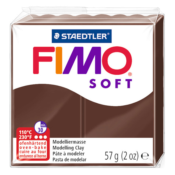 Staedtler Fimo klei soft 57g choco | 75 8020-75 424524 - 1