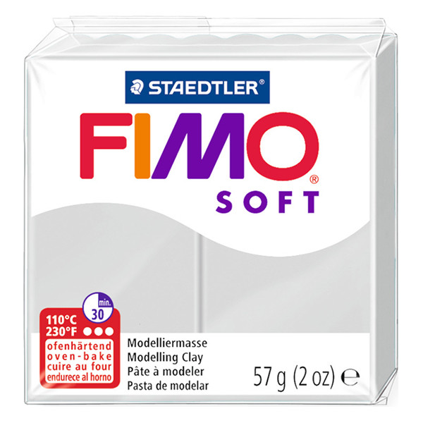 Staedtler Fimo klei soft 57g dolfijngrijs | 80 8020-80 424634 - 1