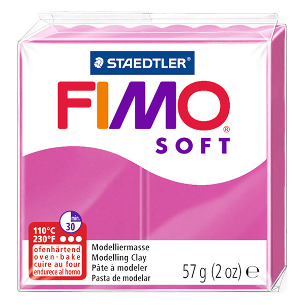 Staedtler Fimo klei soft 57g framboos | 22 8020-22 424598 - 1