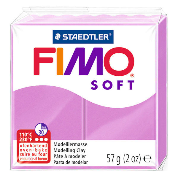 Staedtler Fimo klei soft 57g lavendel | 62 8020-62 424584 - 1